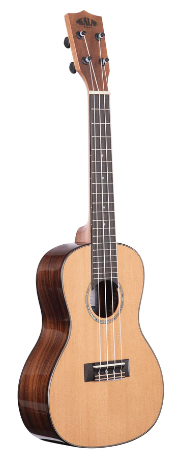 kala brand ukulele in cedar concert uke