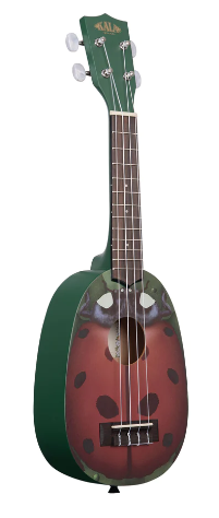 kala brand ukulele lady bug shaped soprano uke