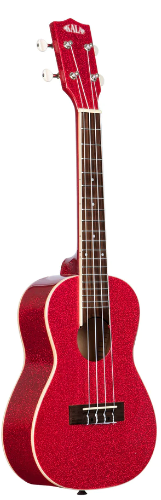 kala brand ukulele with red glitter for concert uke