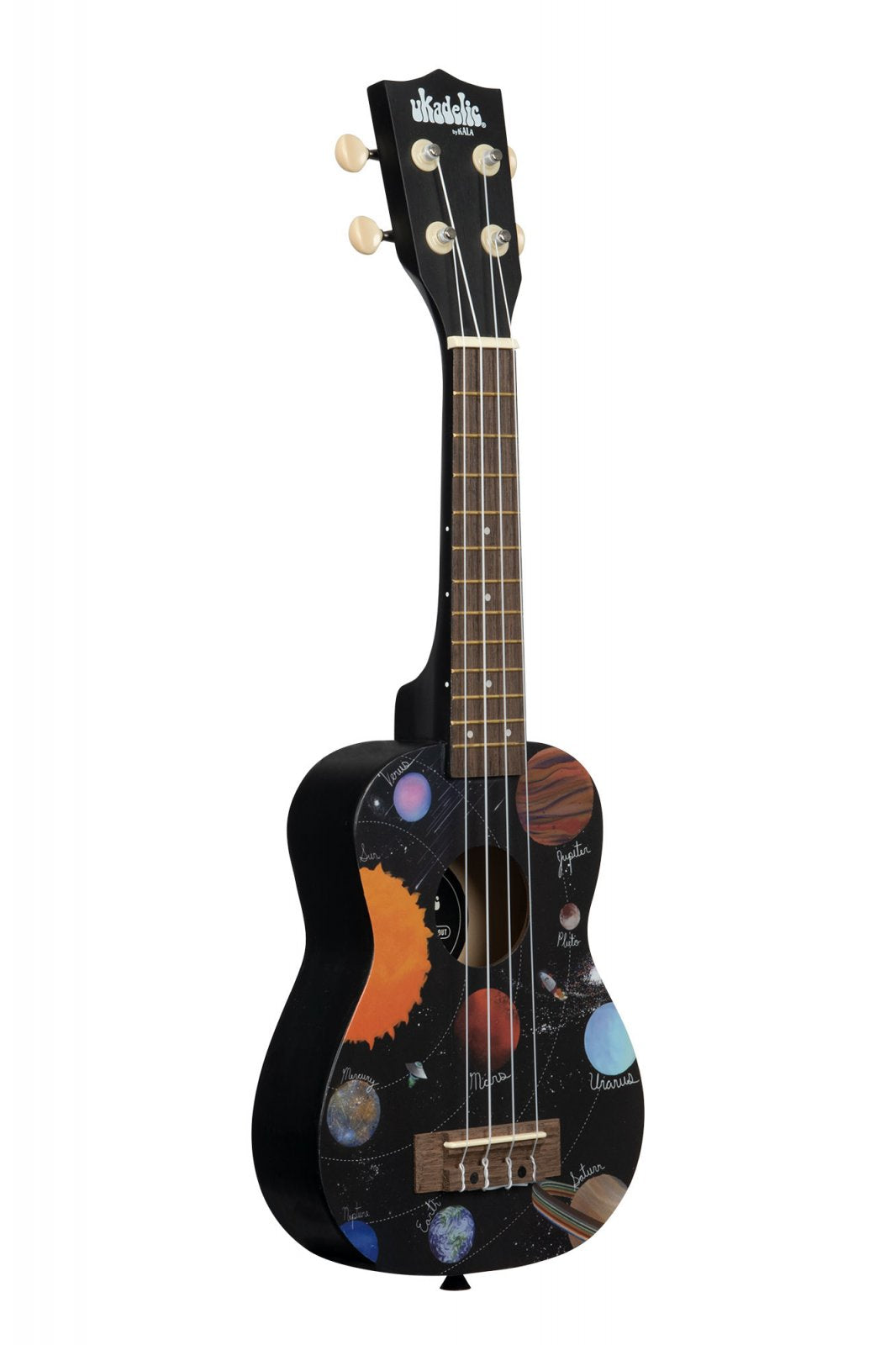 kala brand ukulele in space theme for soprano ukadelic