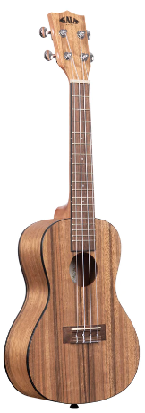 Kala brand ukulele in walnut for concert size ukes