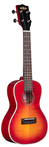 Kala gloss flame maple red cherry concert ukulele