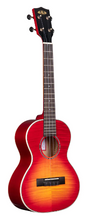 kala gloss flame maple red cherry tenor ukulele