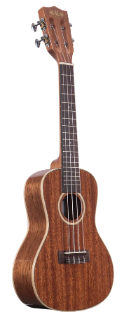 kala gloss solid mahogany concert ukulele