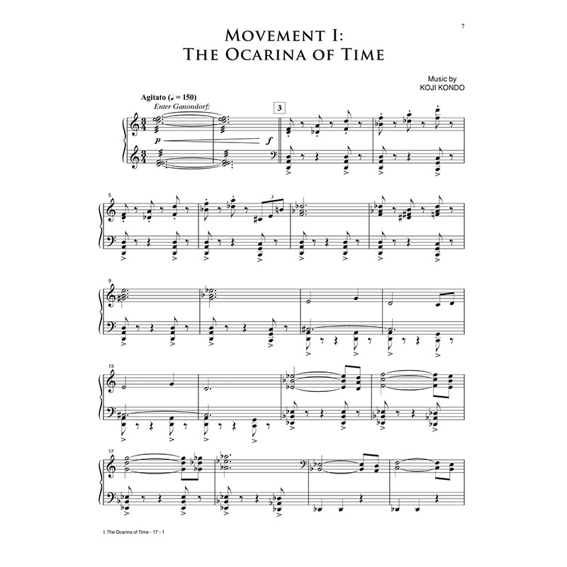 Legend of Zelda Piano Sheet Music of ocarina of time