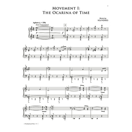 Legend of Zelda Piano Sheet Music of ocarina of time