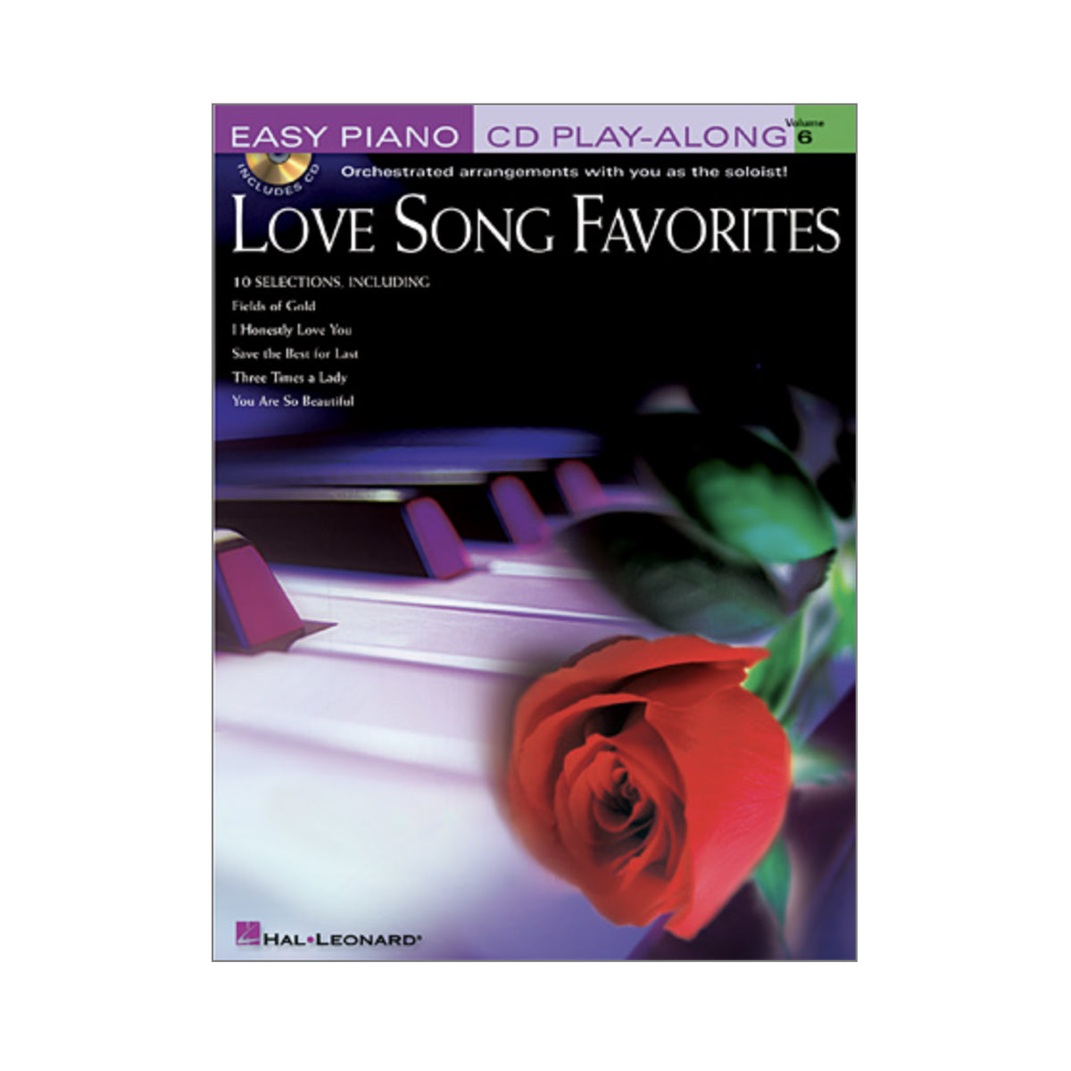 Love Song Favorites Easy Piano CD Play-Along Volume 6