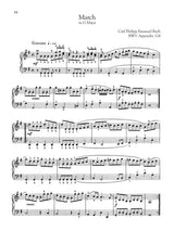 march in g major for piano sheet music