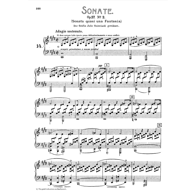 Free download of Moonlight Sonata Piano Sheet Music