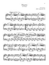 musette in d major for piano sheet music