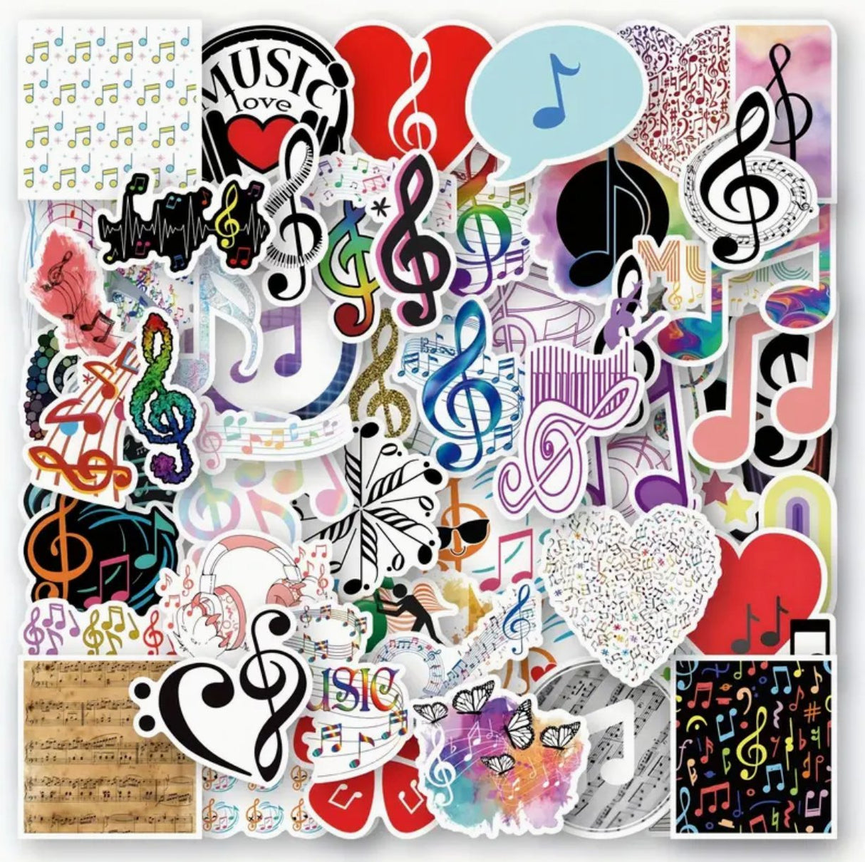 Music Stickers Assortment (25)