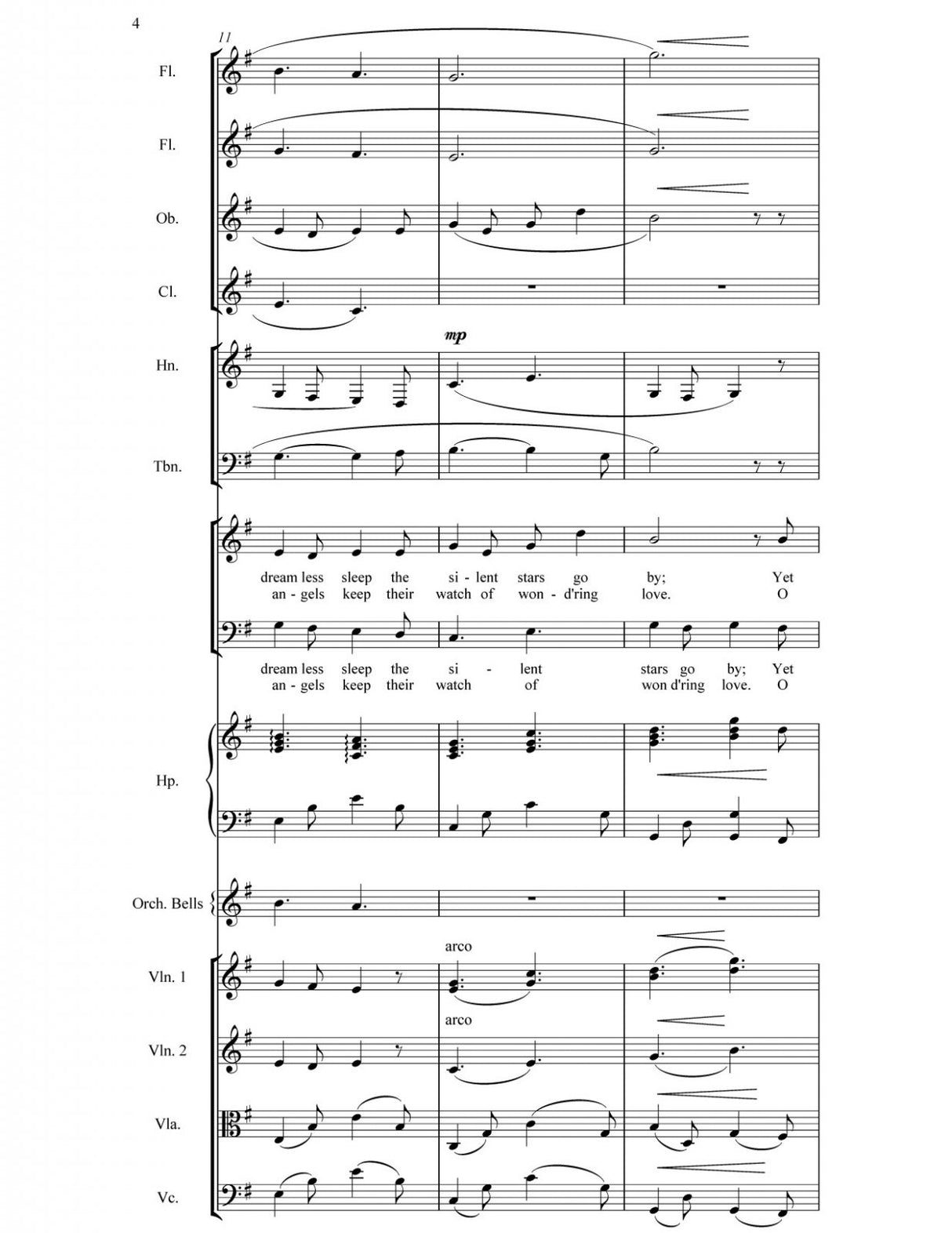 O Little Town of Bethlehem (SATB and Orchestra)