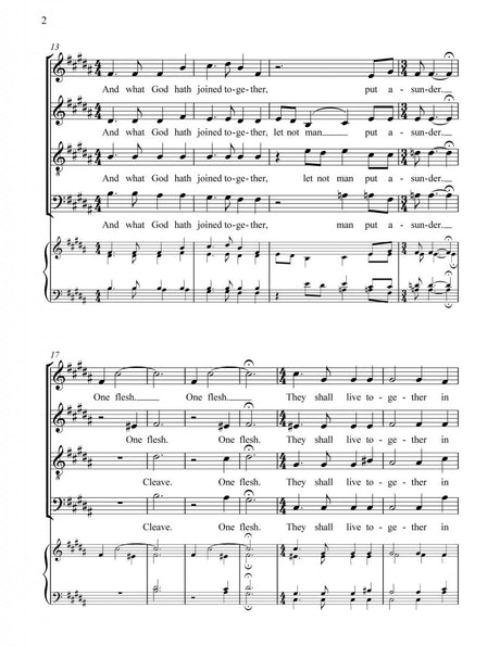 One Flesh (SATB)