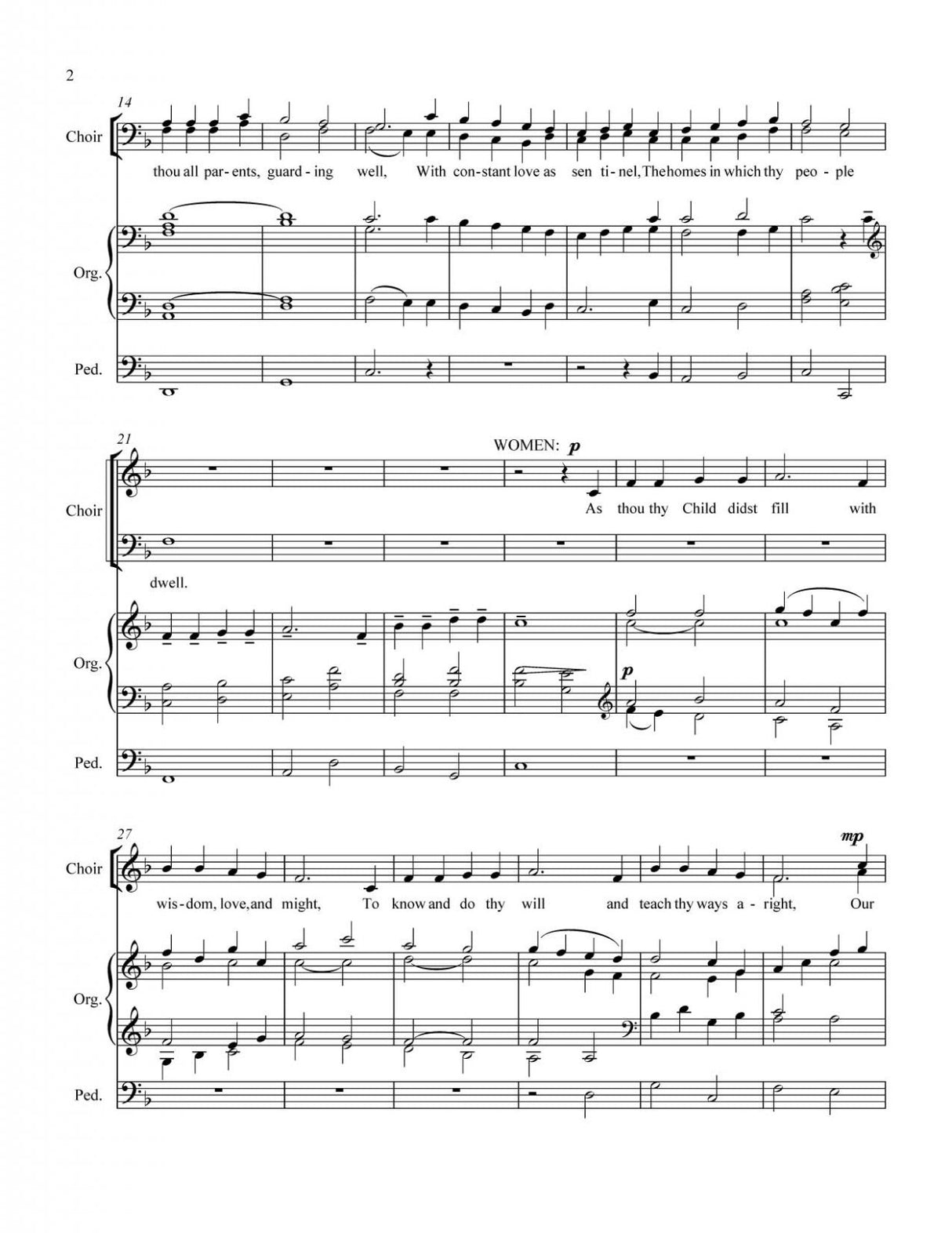 Our Father By Whose Name (SATB)