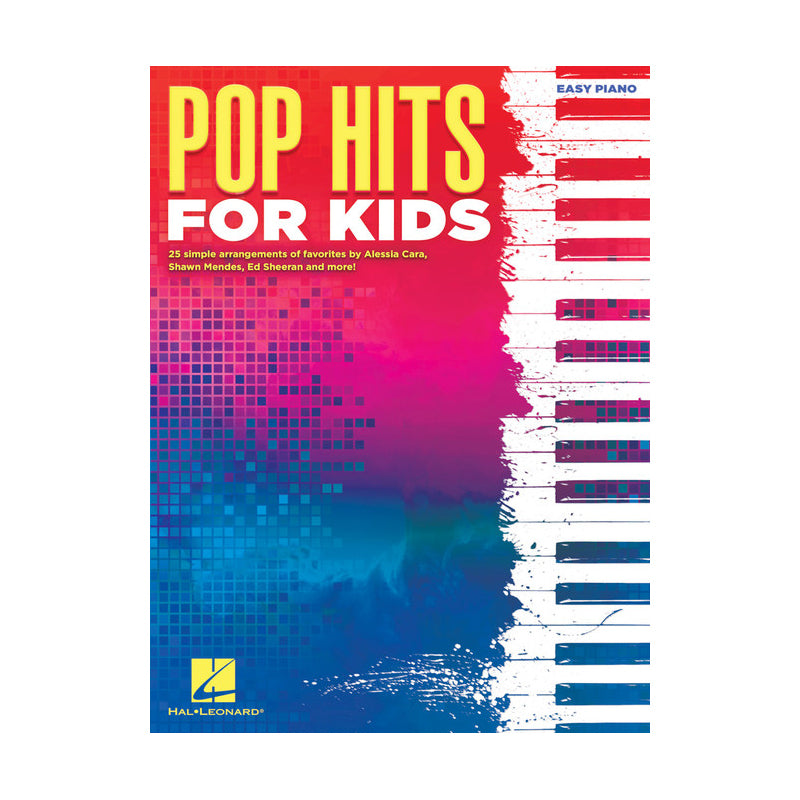 Tubes pop pour enfants (piano facile)