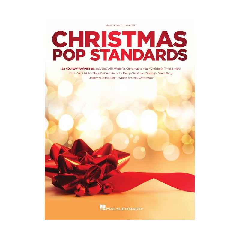 Pop songs of christmas piano sheet music with vocal and guitar chords