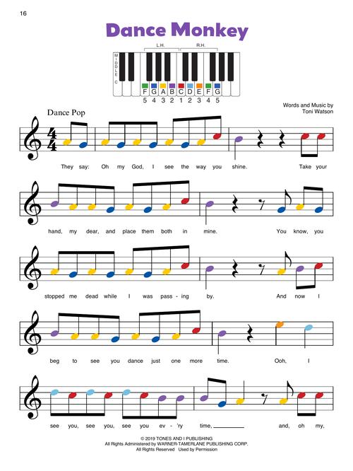 Piano-by-Color – Pop Songs