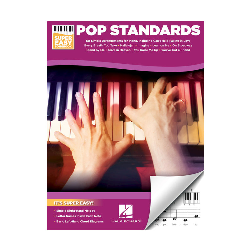 Standards pop - Recueil de chansons super faciles