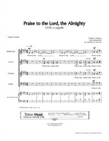 Louange au Seigneur Tout-Puissant (SATB)