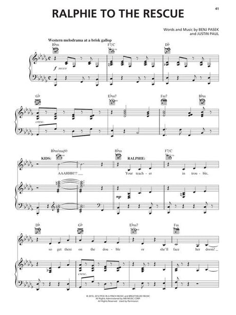 ralphie to the rescue sheet music for piano