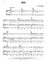 red taylor swift sheet music for piano and guitar