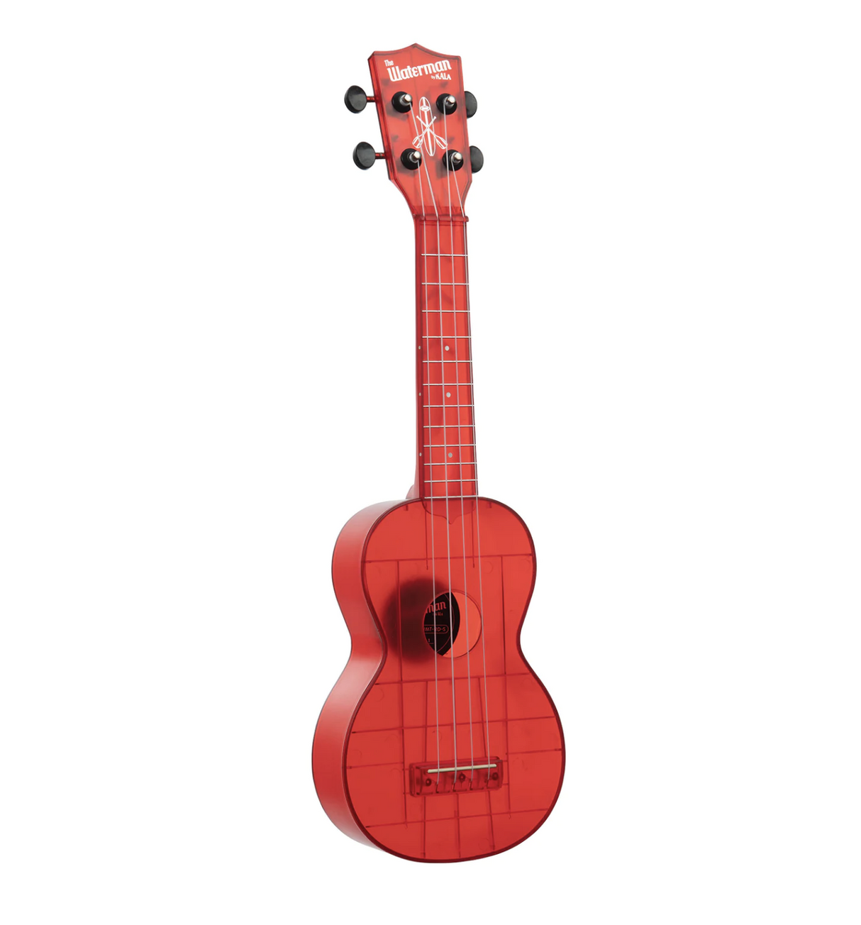 Kala Waterman Soprano Ukulele Maritime Red Transparent