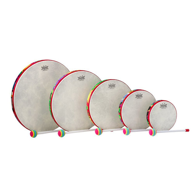 remo kids percussion hand drums set of 5