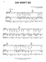 say don't go sheet music piano taylor swift