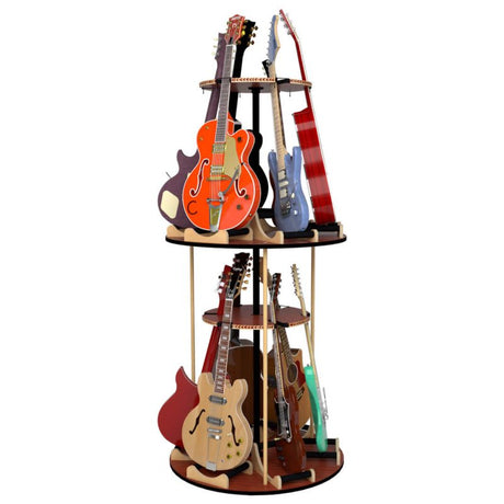 The Carousel Deluxe Rotating Multi Guitar Stand