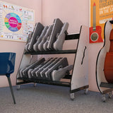 The Band Room™ Violin & Viola Storage Rack for Music Teachers