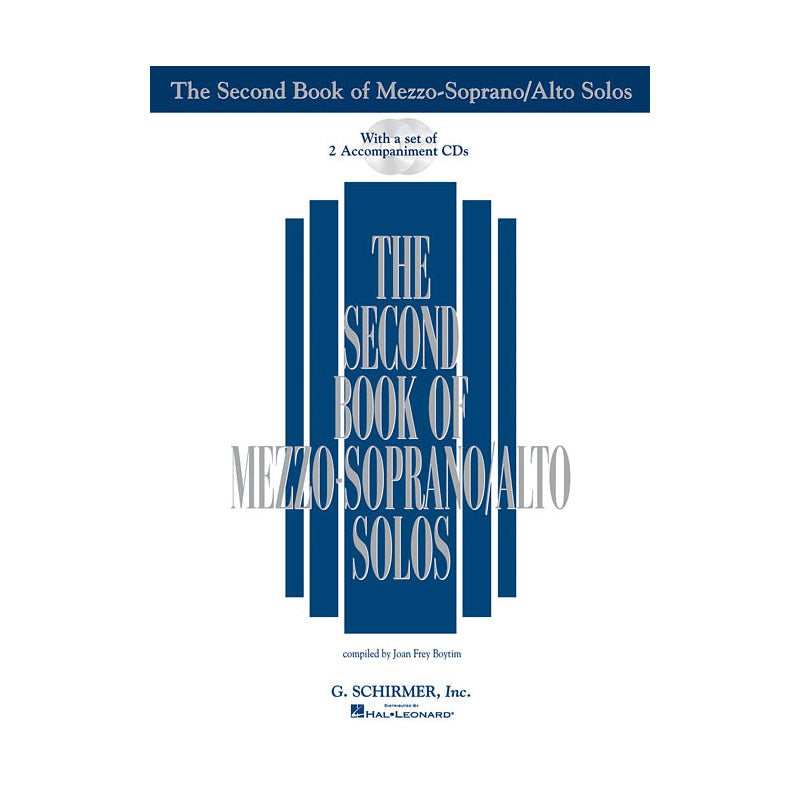 Le deuxième livre des solos de mezzo-soprano/alto Livre et audio en ligne