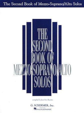 Le deuxième livre de solos de mezzo-soprano/alto