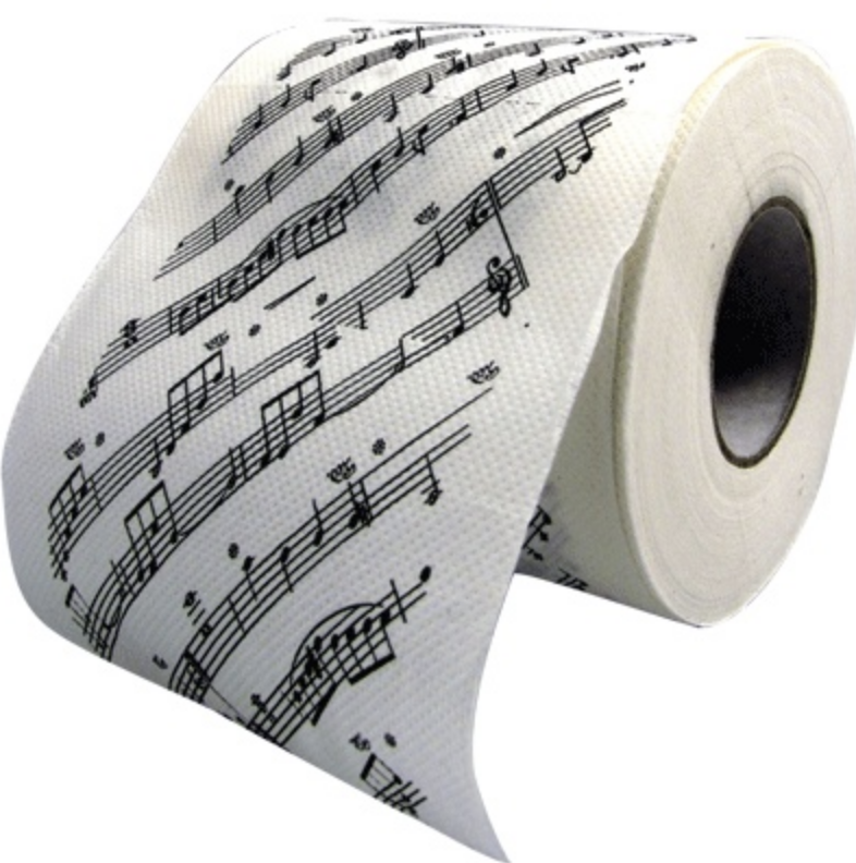 Sheet Music Toilet Paper