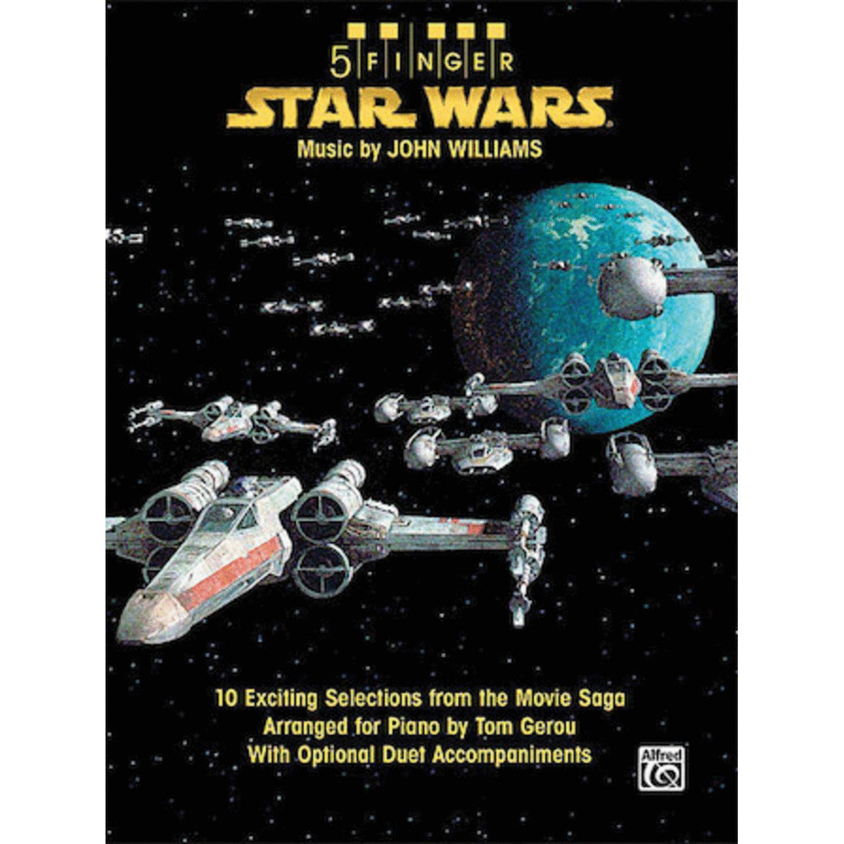 Star Wars piano sheet music for 5 finger easy beginners