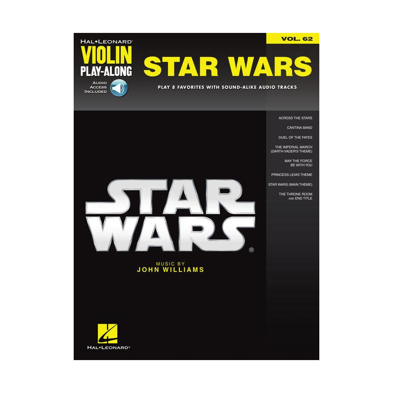 Star Wars (Violin Play-Along Volume 62)