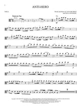 taylor swift anti hero sheet music for viola solo