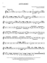 taylor swift anti hero sheet music for violin