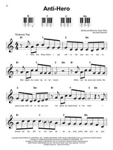 taylor swift easy piano sheet music of anti hero