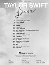 taylor swift piano sheet music songs by lover album