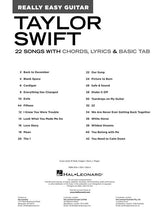 taylor swift sheet music for easy guitar songs