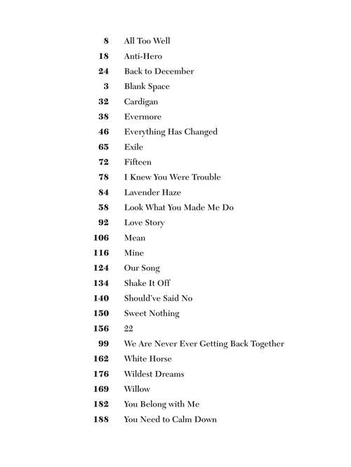 taylor swift songs piano sheet music for beginners