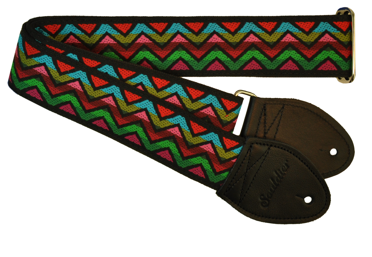 Tetons Pink Mountain Zig Zag 2" Strap