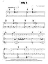 the 1 taylor swift sheet music for piano and vocal