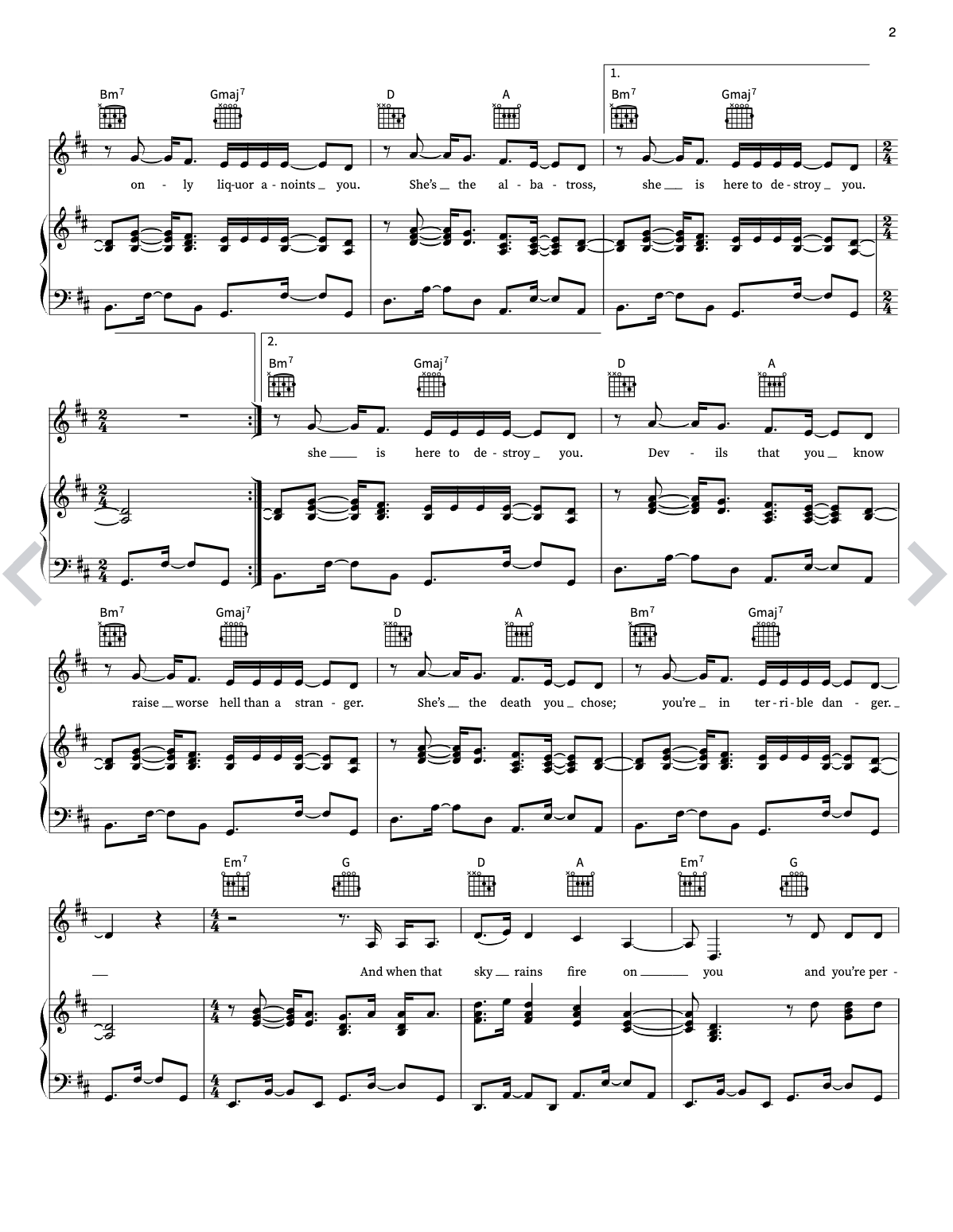 the albatros taylor swift piano sheet music for vocal and guitar