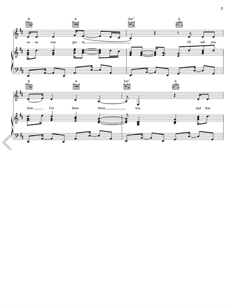 the albatros taylor swift sheet music for piano, vocal and guitar