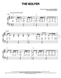 the bolter taylor swift lyrics and sheet music