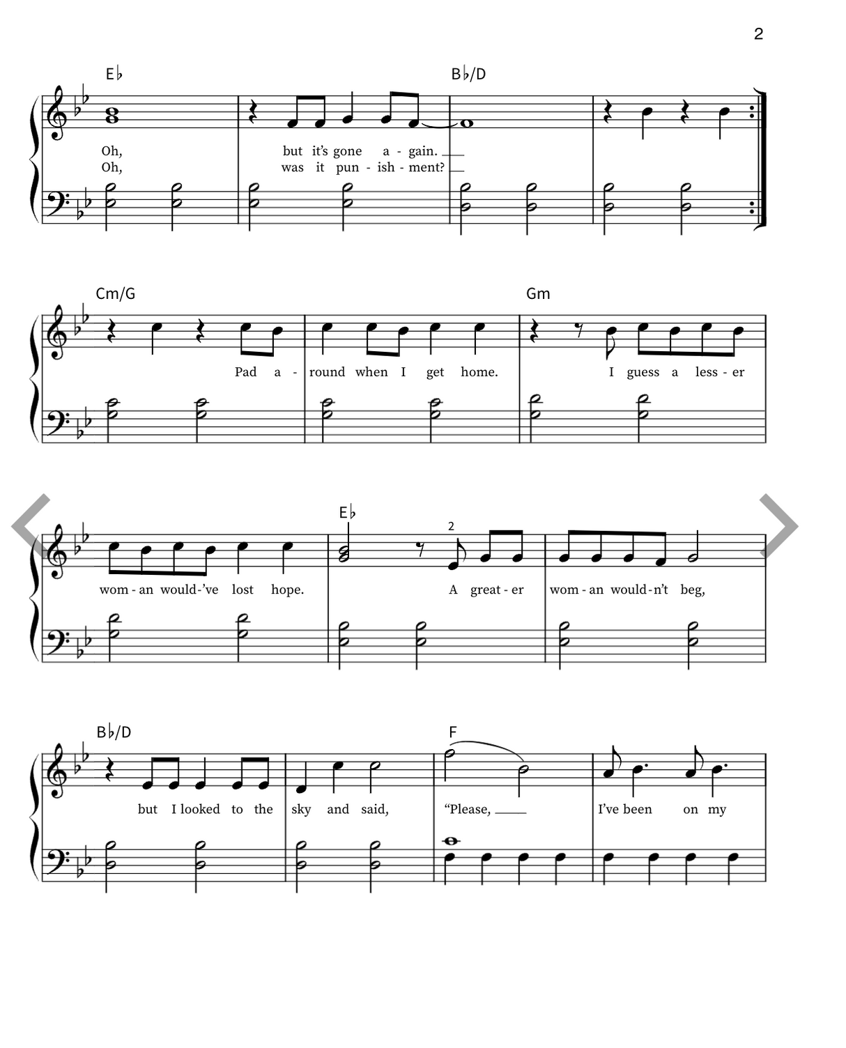 the prophecy by taylor swift sheet music