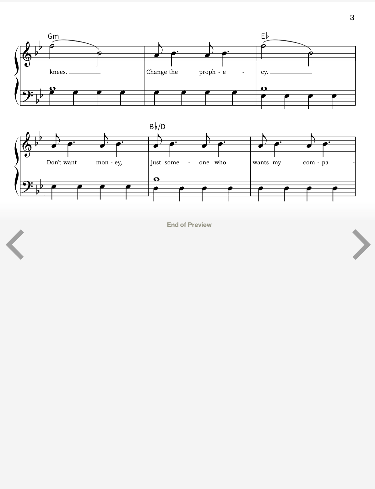 the prophecy by taylor swift easy piano sheet music