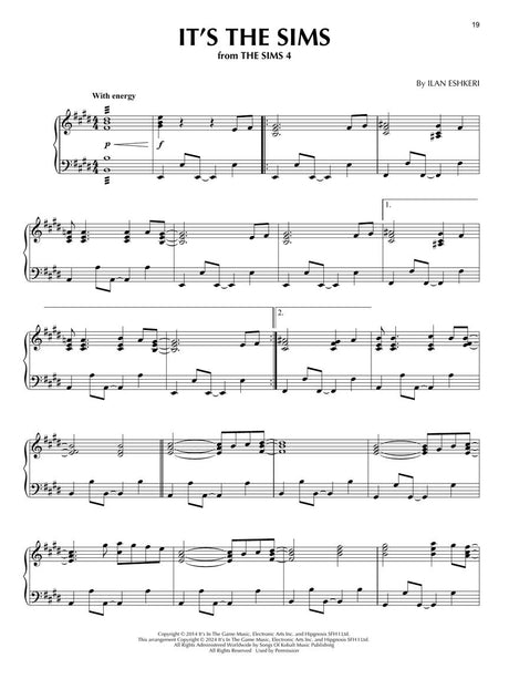 the sims video game piano sheet music its the sims