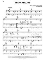 treacherous taylor swift sheet music for piano and guitar